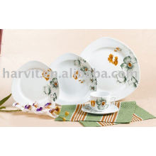 20pcs triangle porcelain dinner set